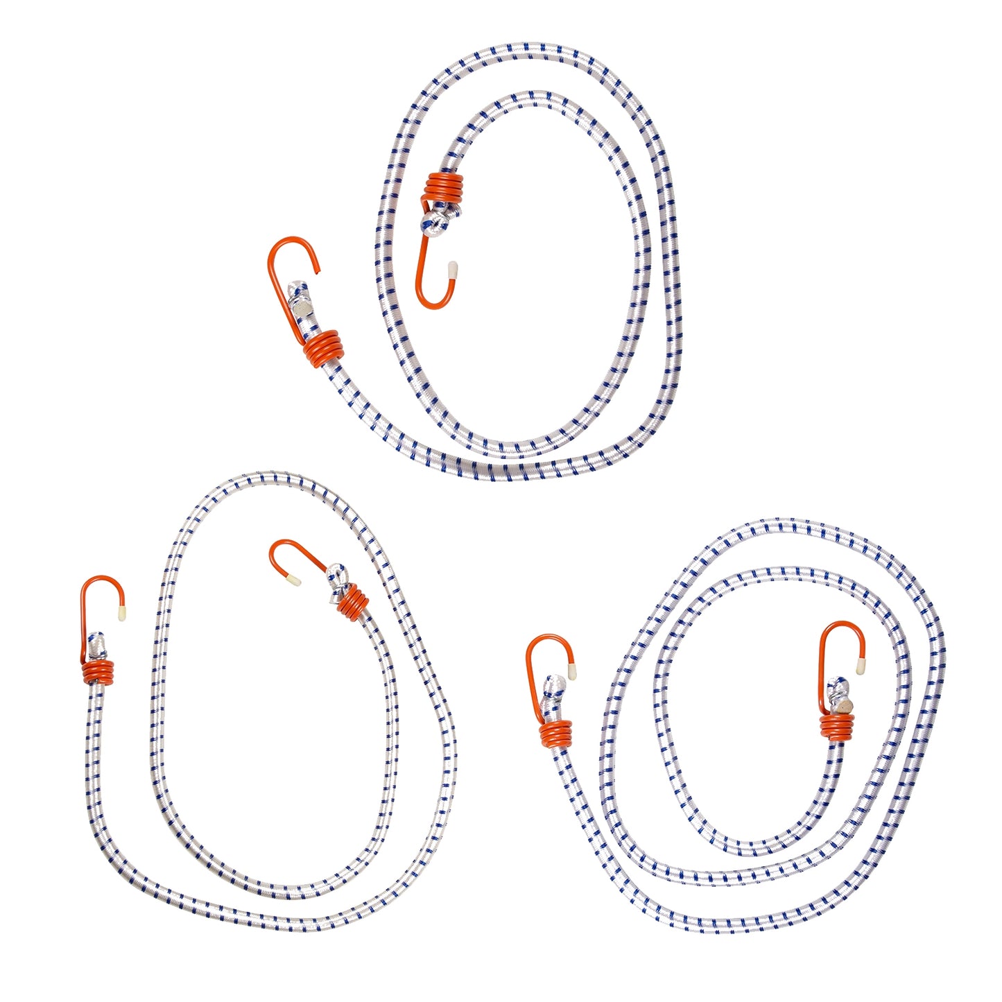 18pc. "Long" Bungee Pack (6pc. of 54", 6pc. of 60", and 6pc. Of 72")
