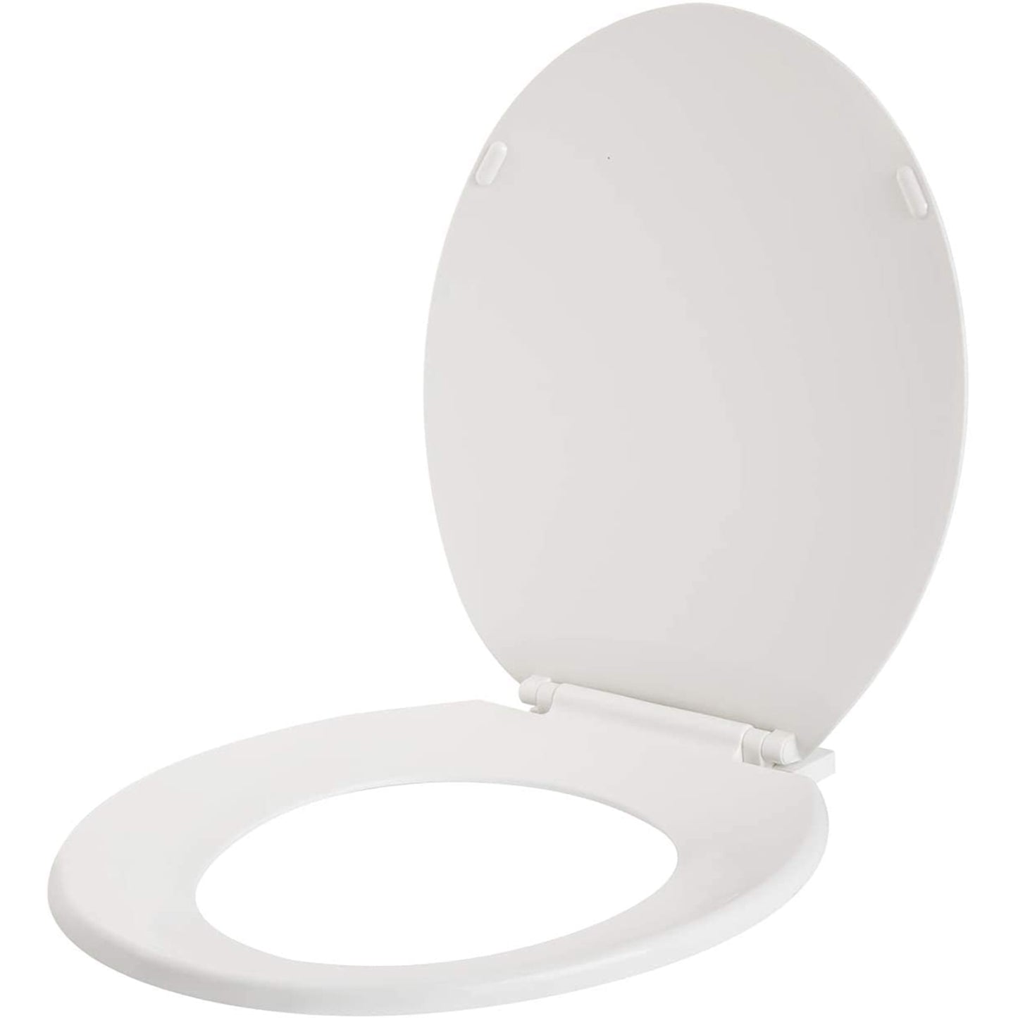 Hausen Economy Toilet Seat, Round, White, 1-Pack