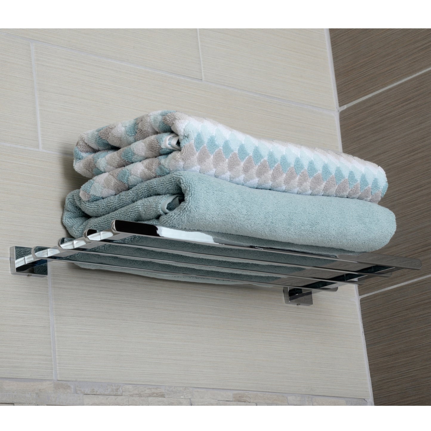 South Main Hardware 21-Inch Euro Towel Rack - Polished Chrome