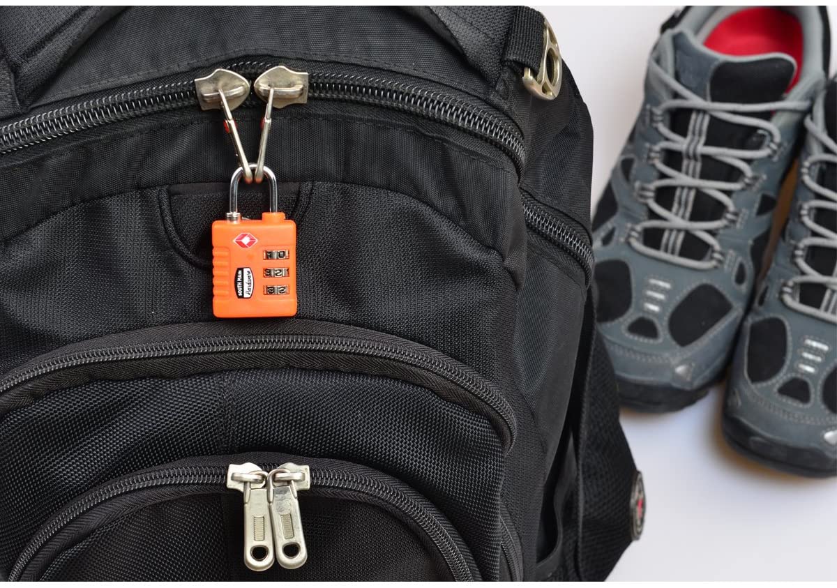 South Main Hardware TSA-Accepted Resettable Luggage Lock, 2-Pack