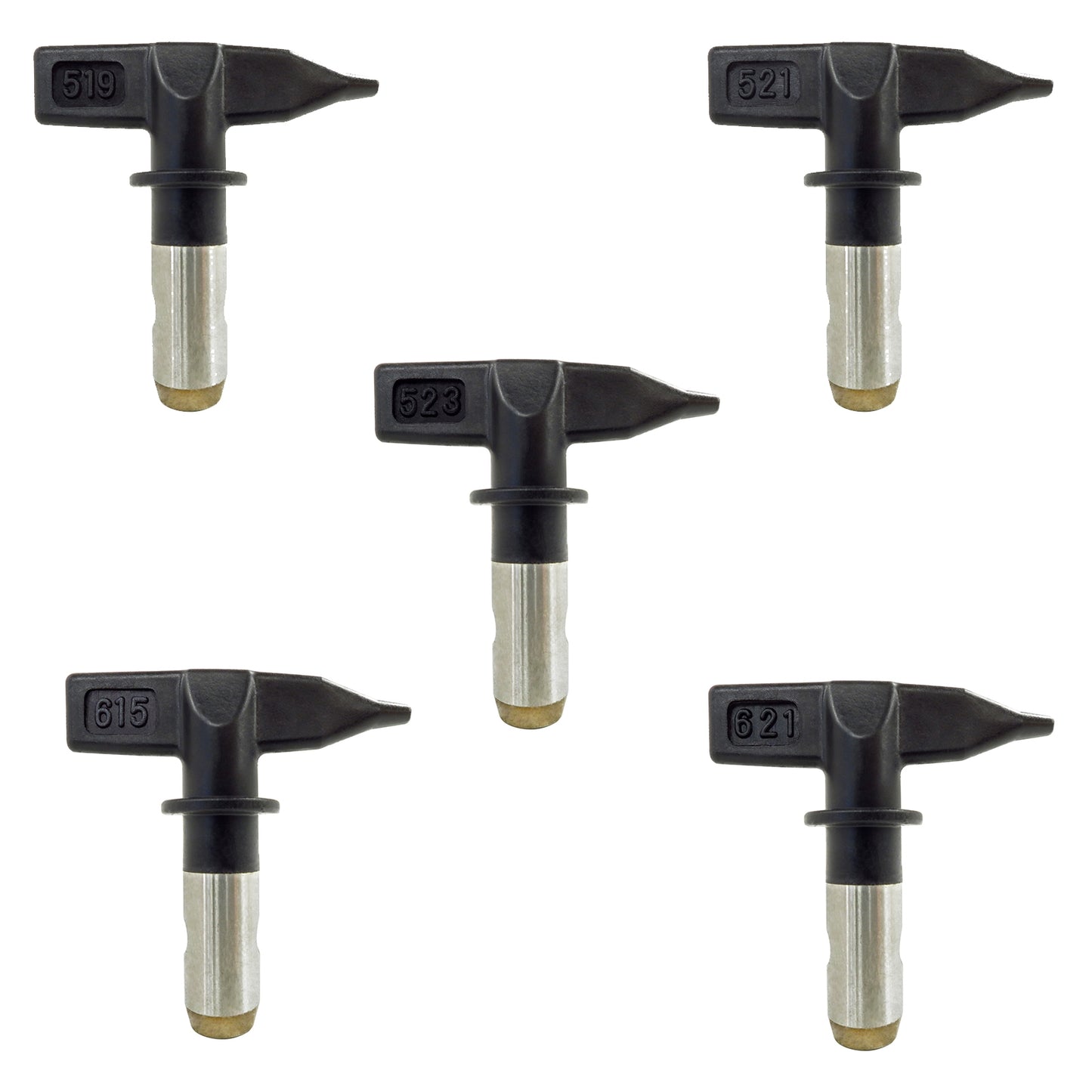 Universal Airless Spray Tips Bundle Compatiable with Graco, Wagner, and Titan