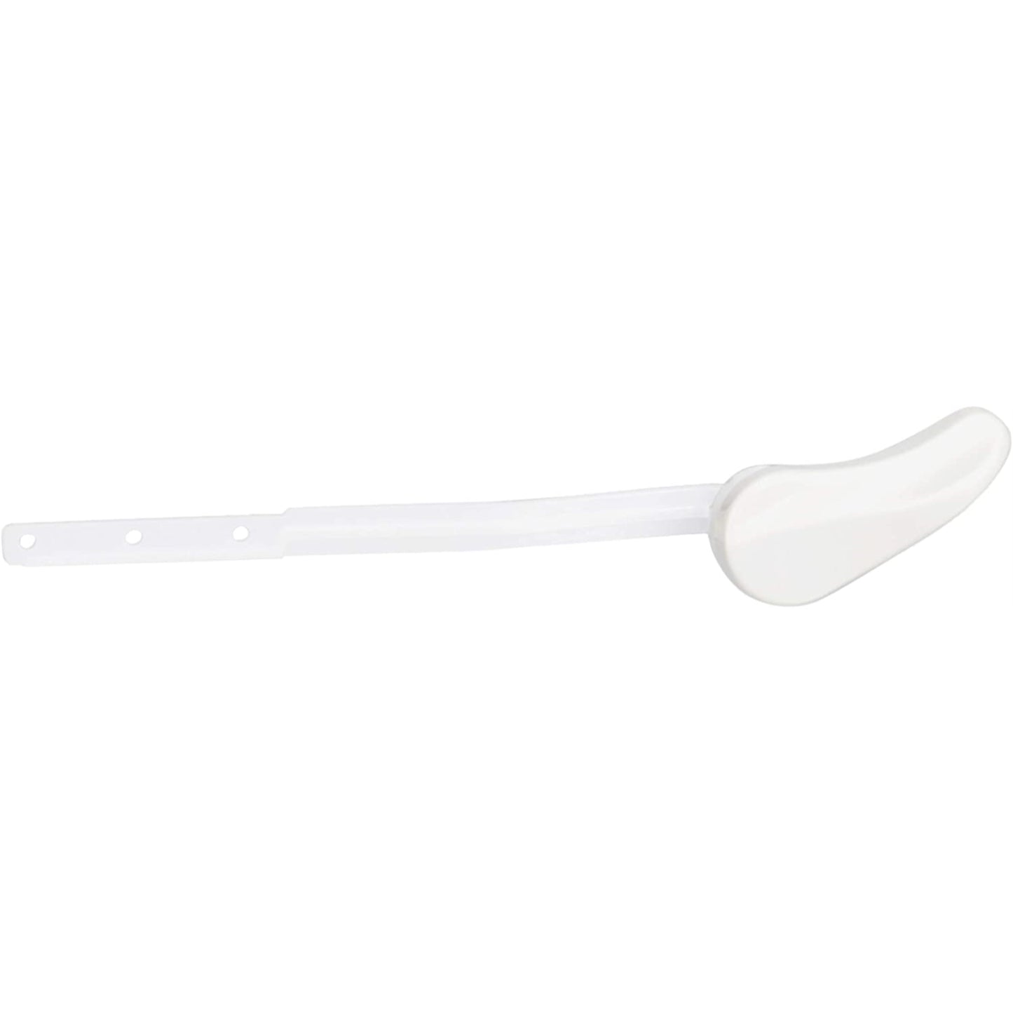 Hausen Universal Economy Toilet Lever, White, 1-Pack, Left-Front Side Mount
