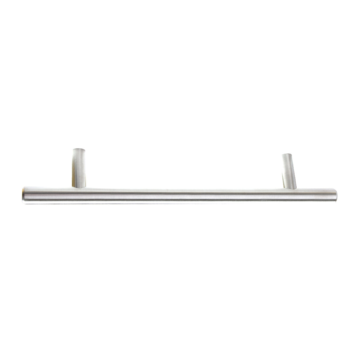 South Main Hardware Euro Bar Cabinet Handle (3/8" Diameter), 7.38" Length (5" Hole Center), Stainless Steel