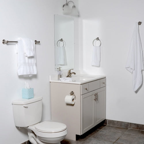 South Main Hardware Washington Collection 24" Towel Bar, Satin Nickel