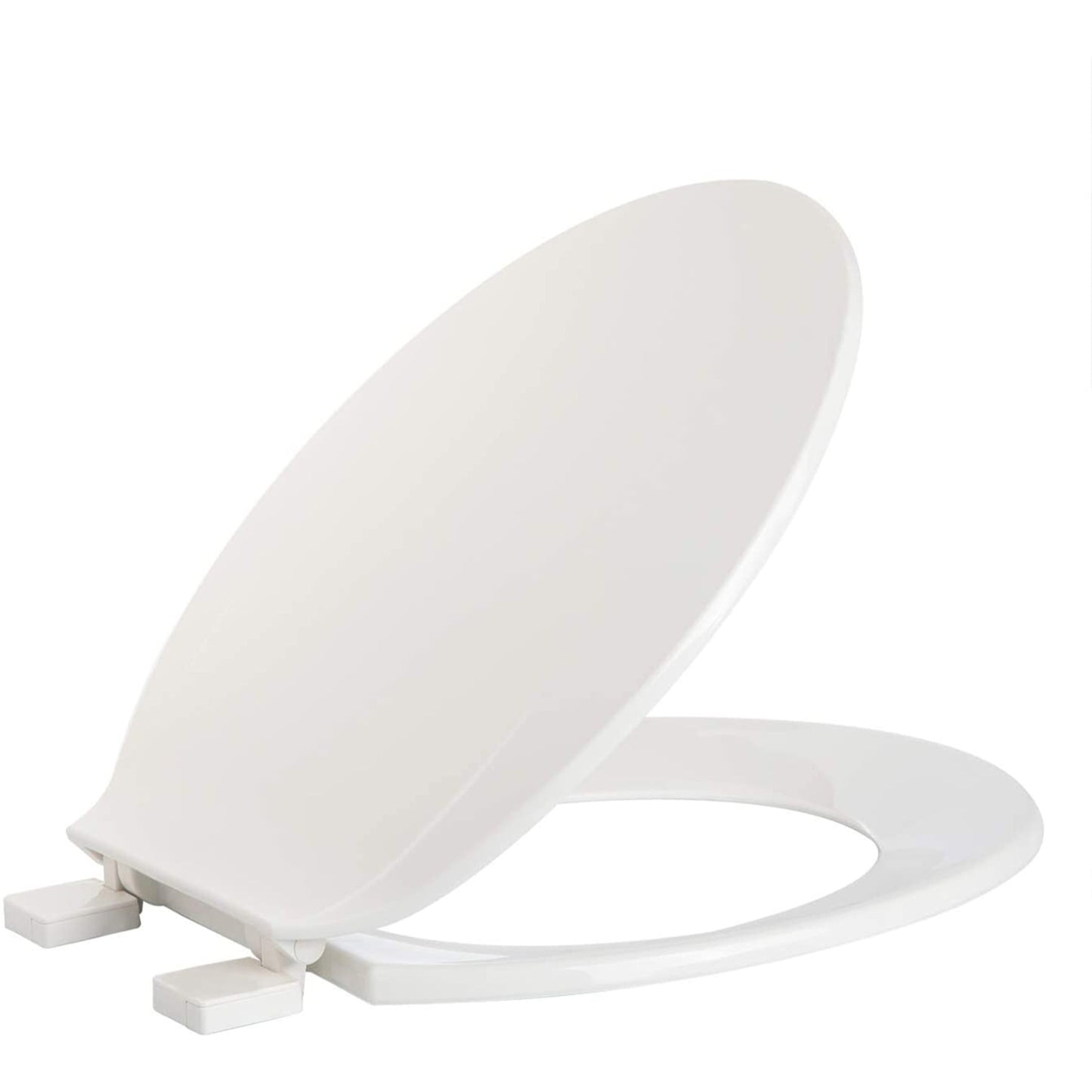 Hausen Economy Toilet Seat, Round, White, 1-Pack