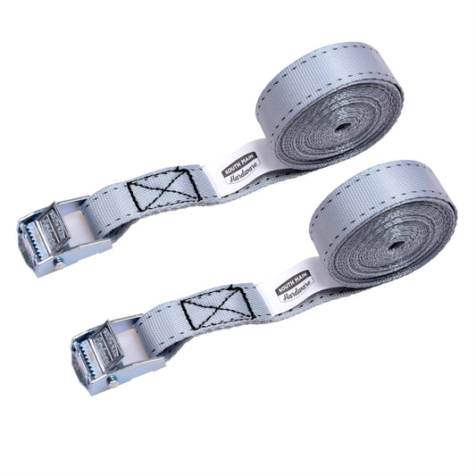 South Main Hardware 12 ft. x 1 in. Light- Duty Lashing Straps (2-Pack)