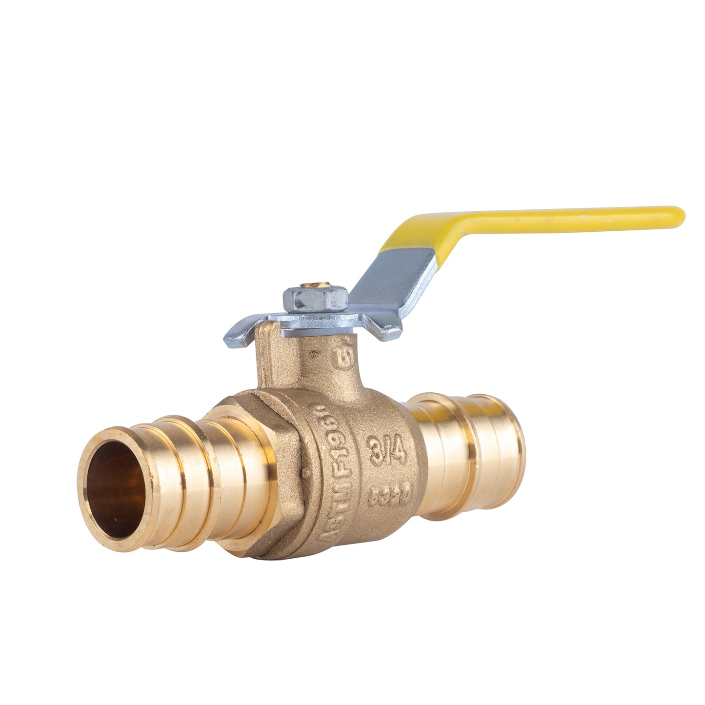 Hausen 3/4-inch PEX Standard Port Brass Ball Valve with PEX Expansion Connection, 1-Pack