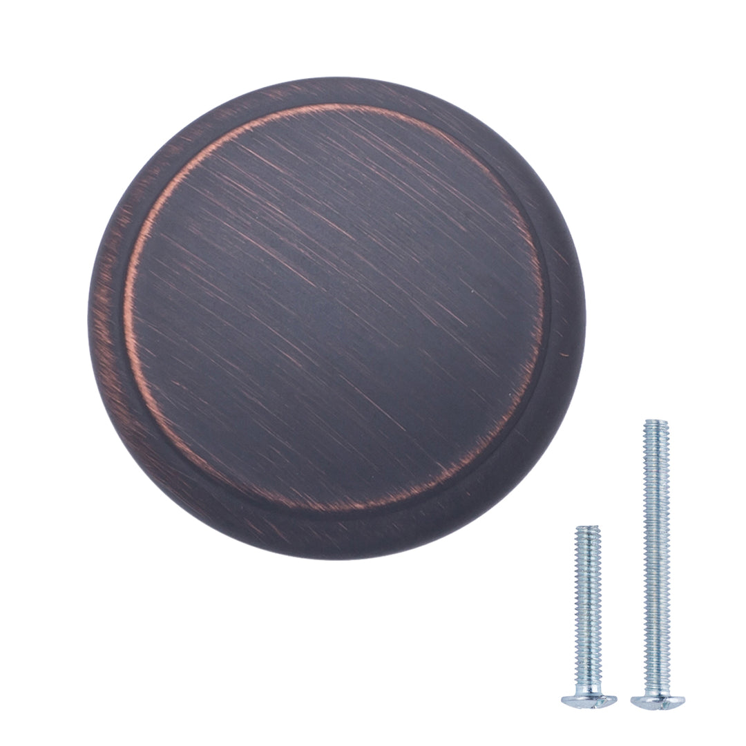 South Main Hardware Traditional Round Mushroom Cabinet Knob, 1.19" Dia