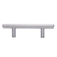 South Main Hardware Euro Bar Cabinet Handle (1/2" Diameter), 5-3/8" Length (3" Hole Center)