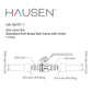 Hausen 3/4-inch PEX Standard Port Brass Ball Valve with Drain, 1-Pack