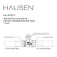Hausen 3/4-inch FIP x 3/4-inch FIP Full Port Threaded Brass Ball Valve, 1-Pack