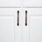 South Main Hardware Triangle Foot Cabinet Handle, 5.5" Length (3.75" Hole Center), 10-Pack