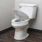 Hausen Soft-Close Toilet Seat, Elongated, White, 2-Pack