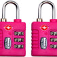 South Main Hardware TSA-Accepted Resettable Luggage Lock, 2-Pack