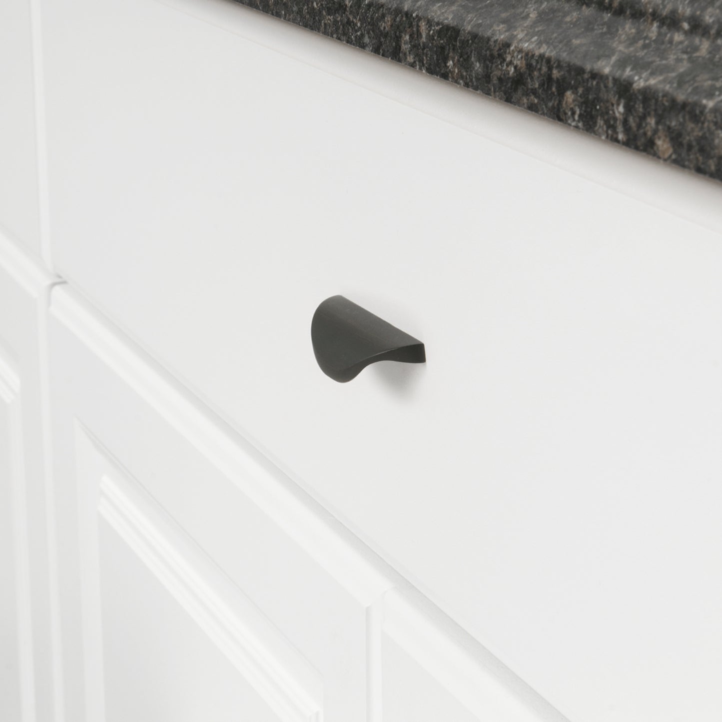 South Main Hardware Modern Finger Drawer Pull, 3.07" Length (1.26" Hole Center), 10-Pack