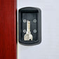 South Main Hardware Push Button Key Storage Lock Box, Resettable Combination, Black