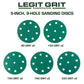Hook & Loop Sanding Disc Sample Packs, Mixed Grit, 10-Pack