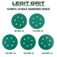Hook & Loop Sanding Disc Sample Packs, Mixed Grit, 10-Pack
