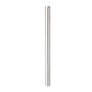 South Main Hardware Euro Bar Cabinet Handle (3/8" Diameter), 6.37" Length (4" Hole Center), Stainless Steel