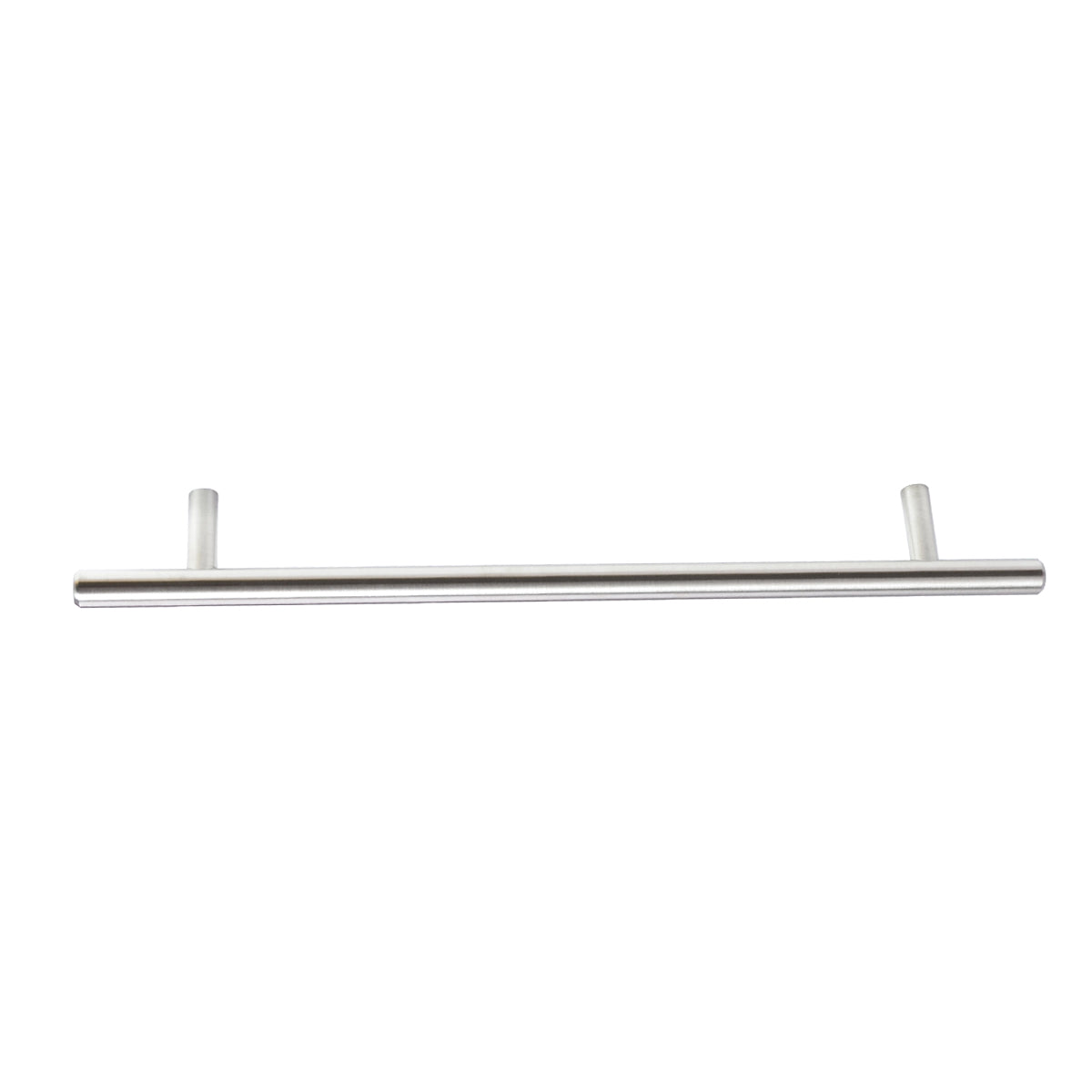 South Main Hardware Euro Bar Cabinet Handle (3/8" Diameter), 10" Length (7.5" Hole Center), Stainless Steel