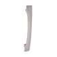 South Main Hardware Modern Curved Bar Cabinet Pull, 6.38" Length (5" Hole Center), Satin Nickel