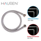 Hausen 1/2-inch FIP (Female Iron Pipe) x 1/2-inch FIP (Female Iron Pipe) x 36-inch Length Stainless Steel Faucet Water Supply Connector; Lead Free; Compatible with Standard Faucets, 2-Pack