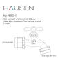 Hausen 3/4-inch MIP x 3/4-inch MHT Brass Hose Bibb Valve with Tee Handle Shutoff, 1-Pack