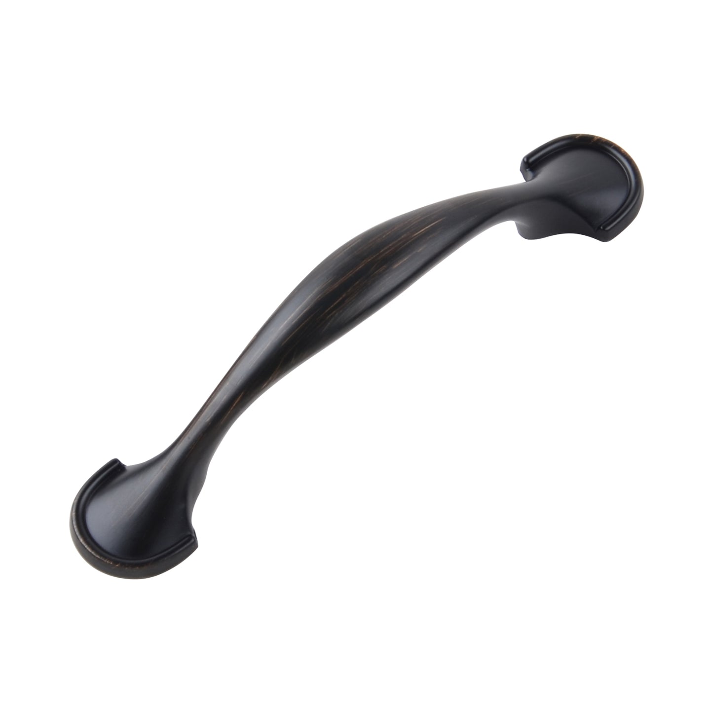 South Main Hardware Traditional Round-Foot Cabinet Handle, 4.67" Length (3" Hole Center)