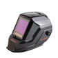 WeldForce Welding Helmet with 3.94-Inch x 3.64-Inch Viewing Area, Features Four Arc Sensors for Variable Shade Auto Darkening, Provides 1/1/1/1 Optical Clarity, Compatible with TIG, MIG, MMA Welding